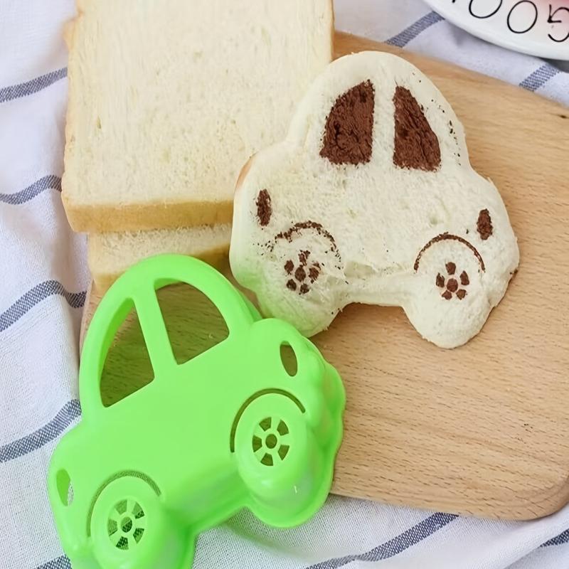 Car Shape Sandwich Mould Bread Mold Cutters Stamps Maker Embossed Device