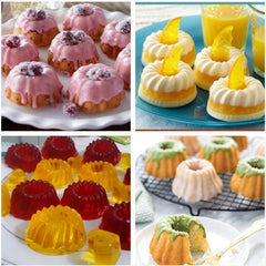 Mini Silicone Baking Cake Molds Nonstick Cupcake Liners BPA Free