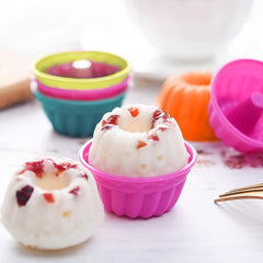 Mini Silicone Baking Cake Molds Nonstick Cupcake Liners BPA Free