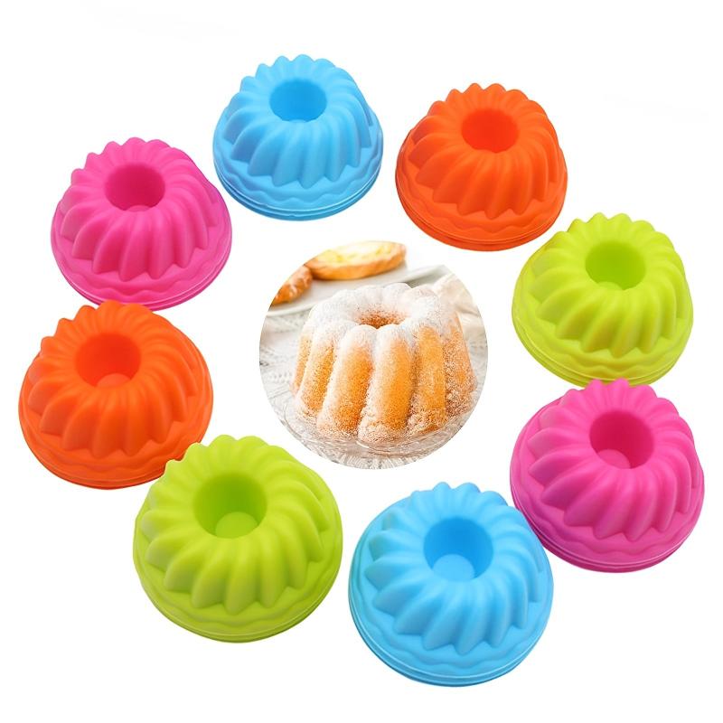 Mini Silicone Baking Cake Molds Nonstick Cupcake Liners BPA Free
