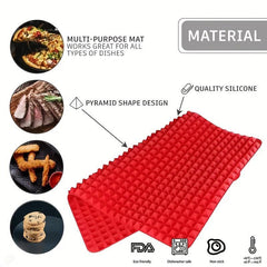 Silicone Cooking Mat Pyramid Sheets Non Stick Baking And Cooking Mat