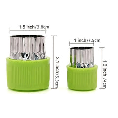 12pcs Stainless Steel Vegetable Cutter Set for Cookies Fruits Cakes Salads