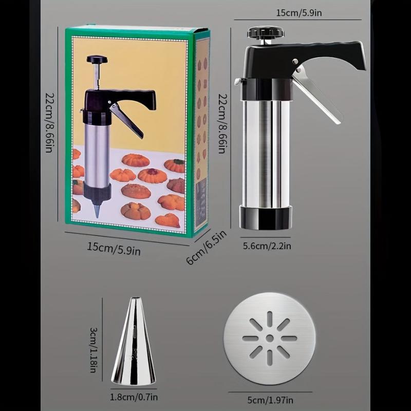 22pcs Cake Decorating Tool Set Cookie Press Butter Piping Gun Baking Molds
