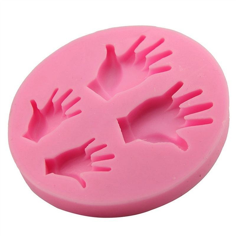 Baby Hands Chocolate Mold for DIY Cake Decorating and Baking