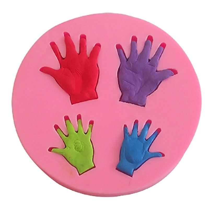 Baby Hands Chocolate Mold for DIY Cake Decorating and Baking