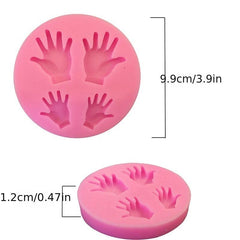 Baby Hands Chocolate Mold for DIY Cake Decorating and Baking