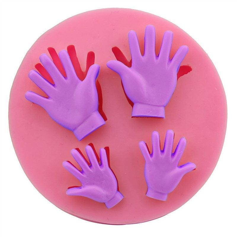 Baby Hands Chocolate Mold for DIY Cake Decorating and Baking