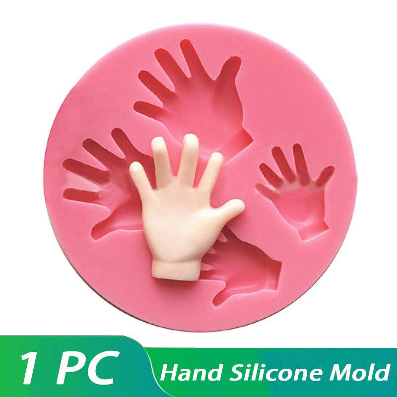 Baby Hands Chocolate Mold for DIY Cake Decorating and Baking
