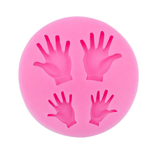 Baby Hands Chocolate Mold for DIY Cake Decorating and Baking