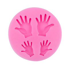 Baby Hands Chocolate Mold for DIY Cake Decorating and Baking