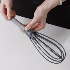 1pc Twist Whisk 2 In 1 Collapsible Balloon And Flat Whisk Kitchen Gadgets