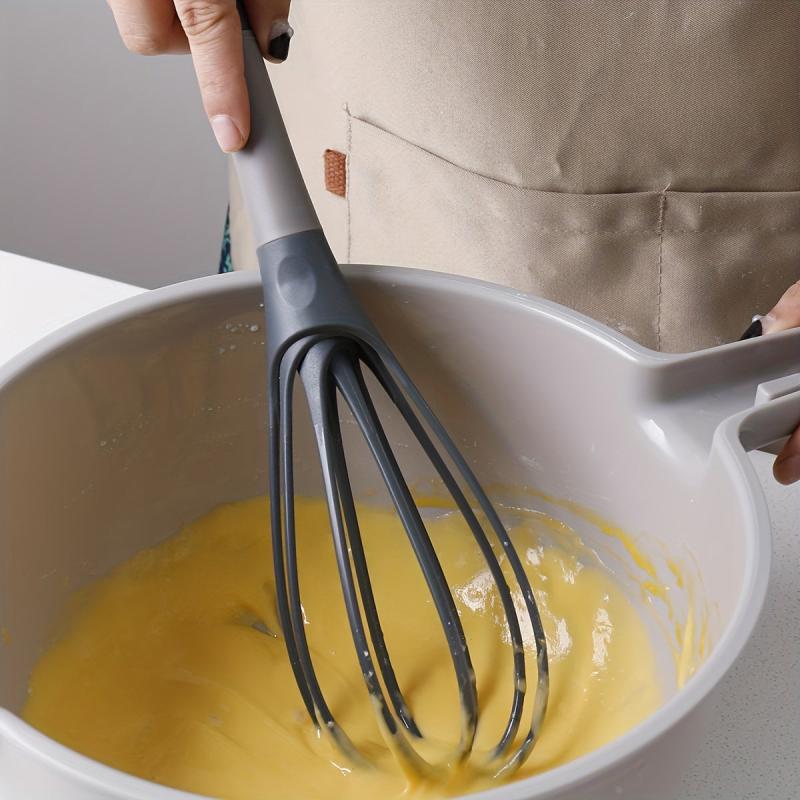 1pc Twist Whisk 2 In 1 Collapsible Balloon And Flat Whisk Kitchen Gadgets