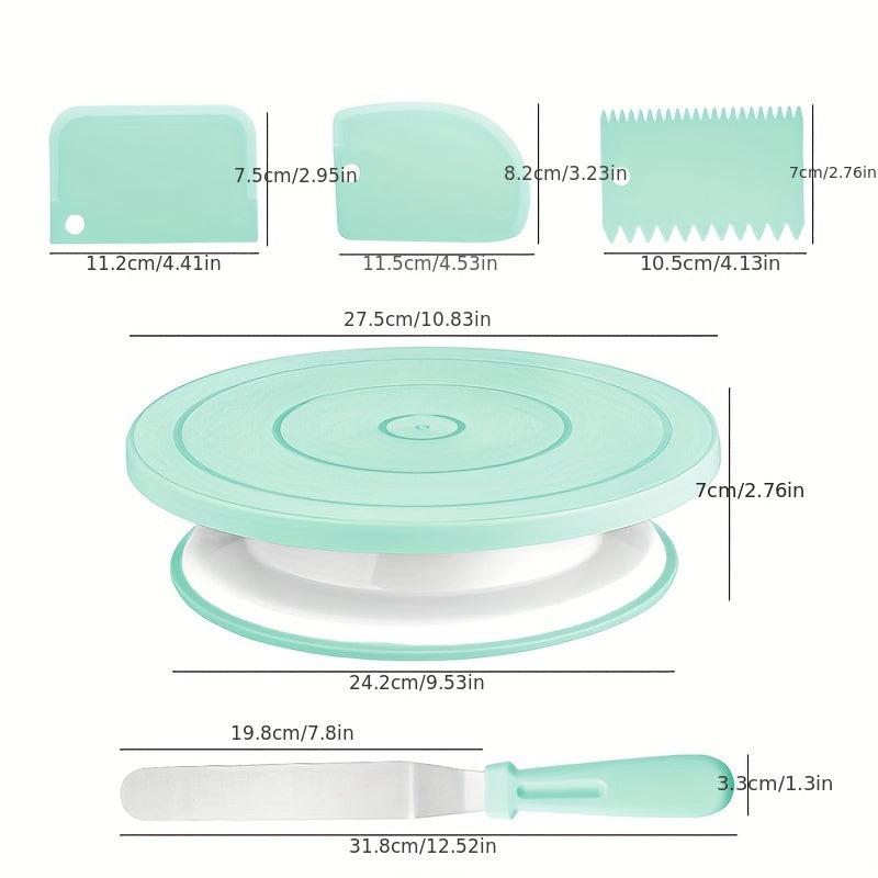 36pcs Baking Tools Set with Pipping Tips, Icing Spatulas, Cake Smoother