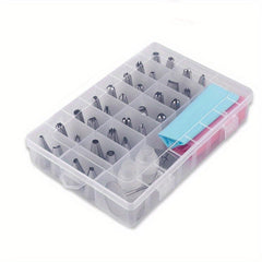 38pcs Cake Decorating Kit w/ Silicone Bags, Tips, Couplers, and Tools