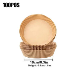 Air Fryer Paper Liners 16 0cm 20 07cm Non Stick Round Liner