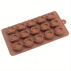 Flower Shape Silicone Chocolate Mold - Ideal for Weddings & Parties