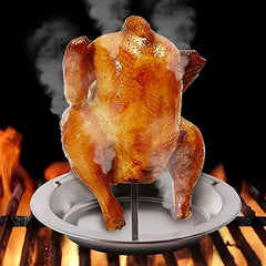 Stainless Steel Roast Chicken Pan for Grilling and BBQ