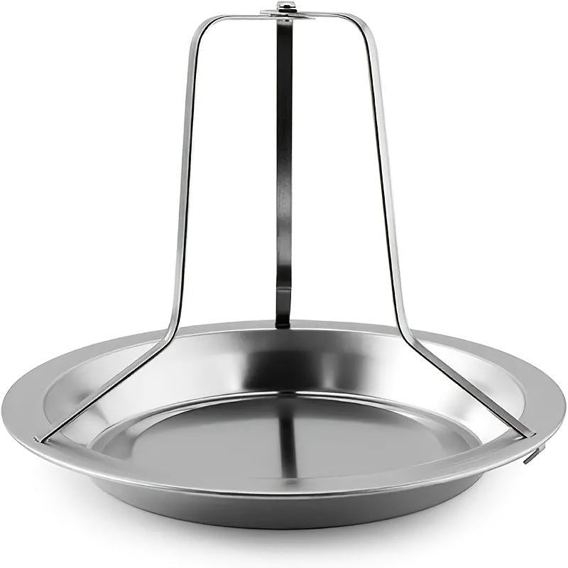 Stainless Steel Roast Chicken Pan for Grilling and BBQ