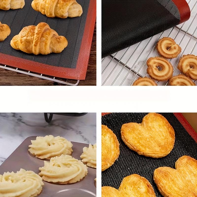 Silicone Baking Mat 39 88cmx29 Double Sided Reusable Non Stick Oven Liner Sheet