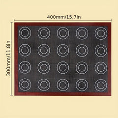 Silicone Baking Mat 39 88cmx29 Double Sided Reusable Non Stick Oven Liner Sheet