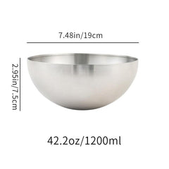 3pcs Stainless Steel Mixing Bowls Baking Kitchen Gadgets