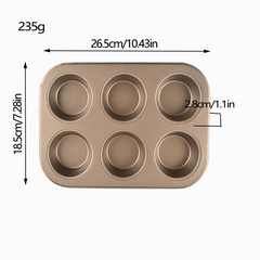 Nonstick Mini Cupcake Pan Set 4 6 9 12 24 Cavity Small Cake Mold Baking
