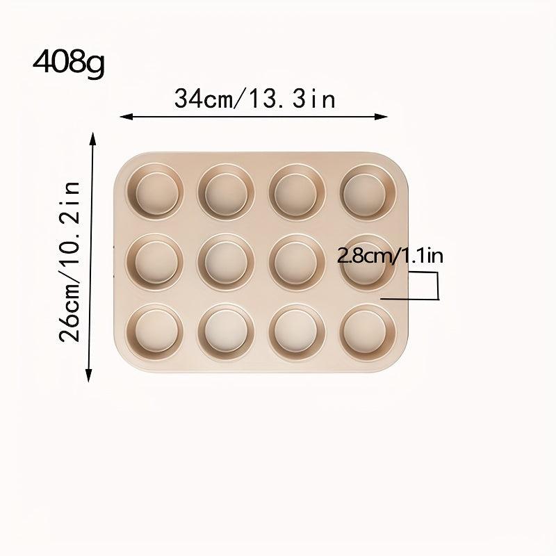 Nonstick Mini Cupcake Pan Set 4 6 9 12 24 Cavity Small Cake Mold Baking