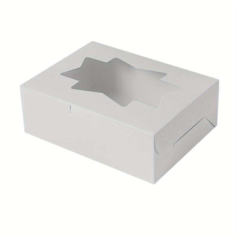 Cookie Boxes 20x15x6cm with Window for Dessert Chocolat