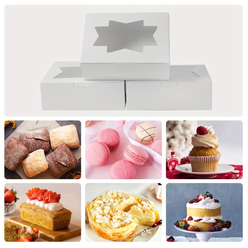 Cookie Boxes 20x15x6cm with Window for Dessert Chocolat