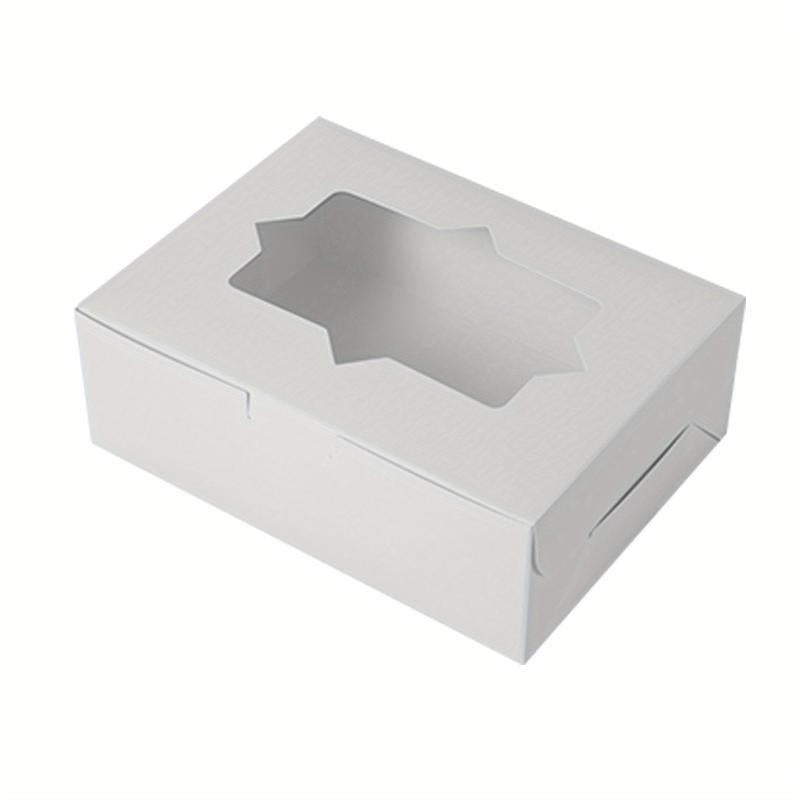 Cookie Boxes 20x15x6cm with Window for Dessert Chocolat