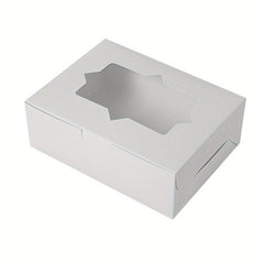 Cookie Boxes 20x15x6cm with Window for Dessert Chocolat