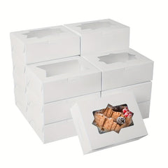 Cookie Boxes 20x15x6cm with Window for Dessert Chocolat