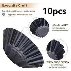 Upgrade Bigger Egg Tart Mold Cupcake Cake Muffin Tin Pan Baking Tool