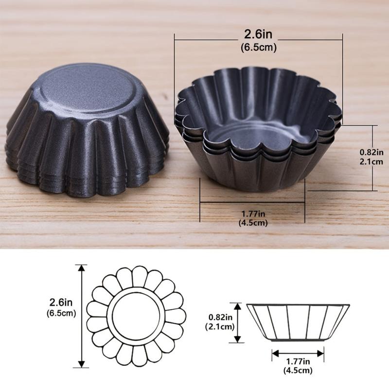 Upgrade Bigger Egg Tart Mold Cupcake Cake Muffin Tin Pan Baking Tool