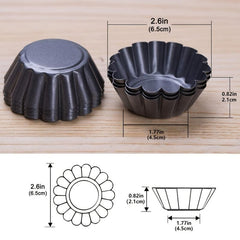 Upgrade Bigger Egg Tart Mold Cupcake Cake Muffin Tin Pan Baking Tool