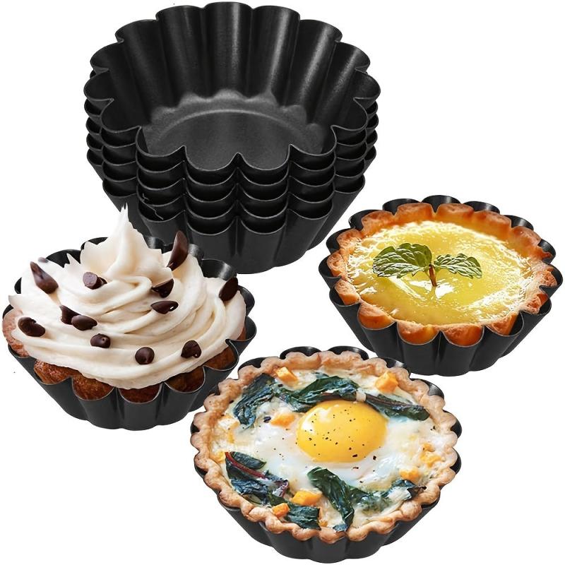 Upgrade Bigger Egg Tart Mold Cupcake Cake Muffin Tin Pan Baking Tool