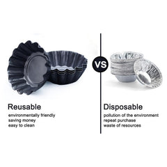 Upgrade Bigger Egg Tart Mold Cupcake Cake Muffin Tin Pan Baking Tool