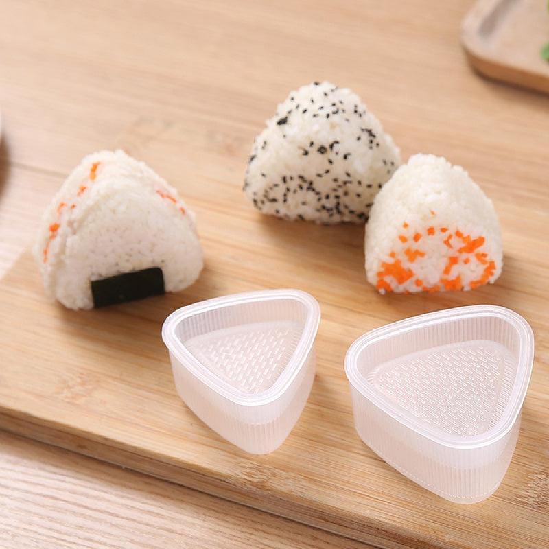 2pcs Onigiri Rice Ball Molds Japanese Sushi Makers For Bento Box