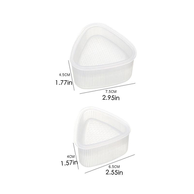 2pcs Onigiri Rice Ball Molds Japanese Sushi Makers For Bento Box
