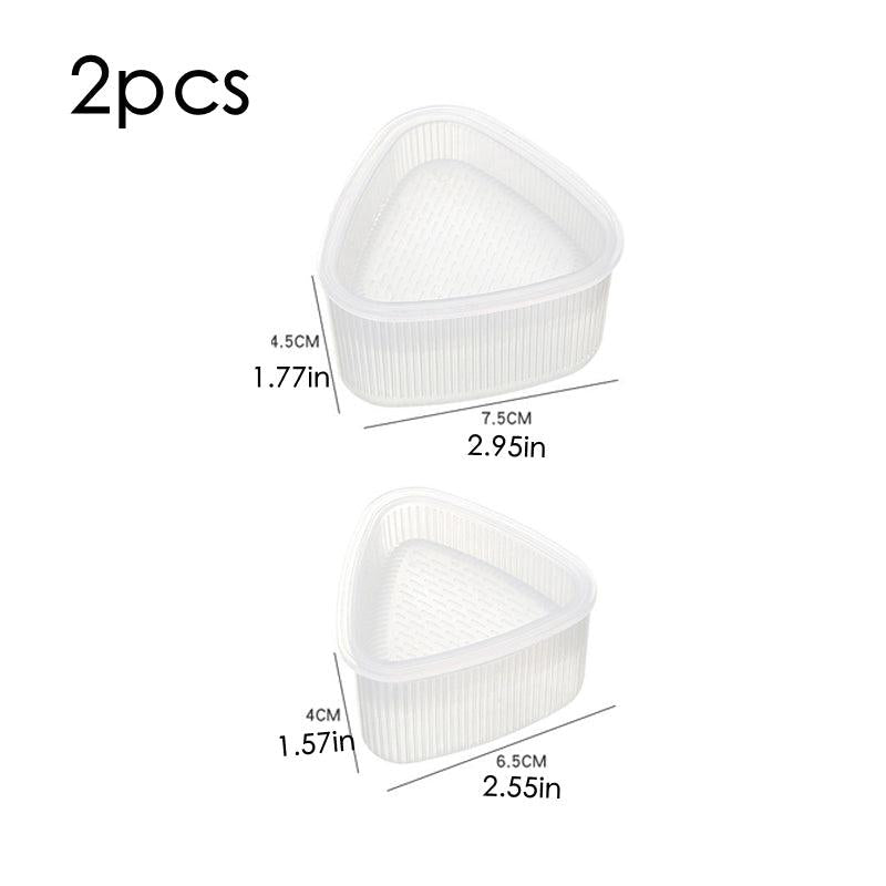 2pcs Onigiri Rice Ball Molds Japanese Sushi Makers For Bento Box