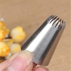 Professional Cake Decorating Kit with Medium Protein Flower Mouth Cookie Nozzles
