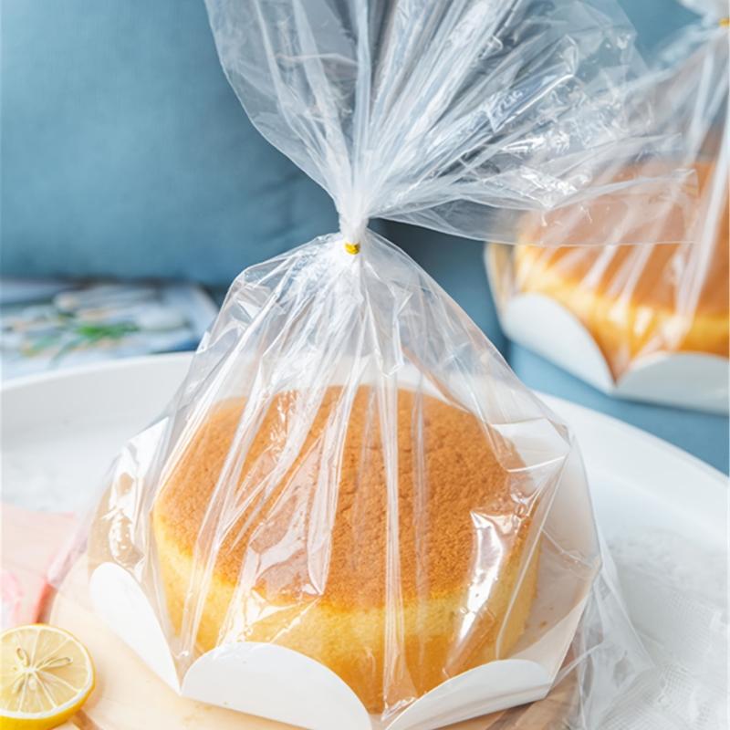 10pcs Chiffon Cake & Bread Loaf Packaging Bags, Ideal for Toast Cookies