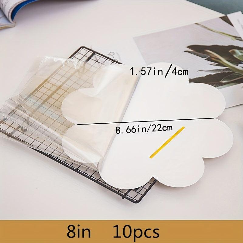 10pcs Chiffon Cake & Bread Loaf Packaging Bags, Ideal for Toast Cookies