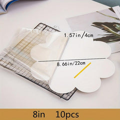 10pcs Chiffon Cake & Bread Loaf Packaging Bags, Ideal for Toast Cookies