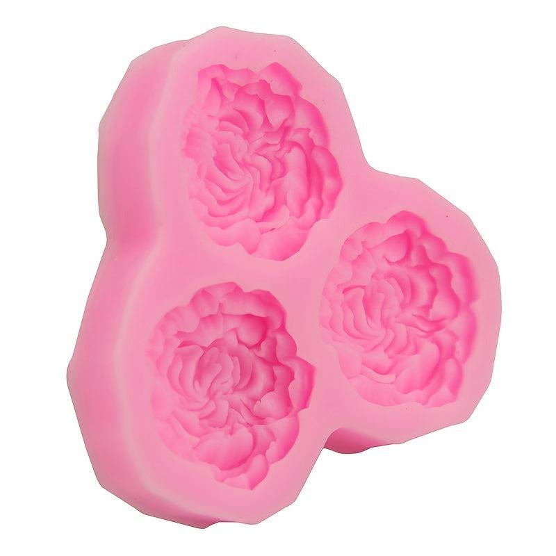 3D Flower Silicone Mold for DIY Jewelry Mirror Fondant Cake Chocolate