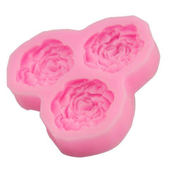 3D Flower Silicone Mold for DIY Jewelry Mirror Fondant Cake Chocolate