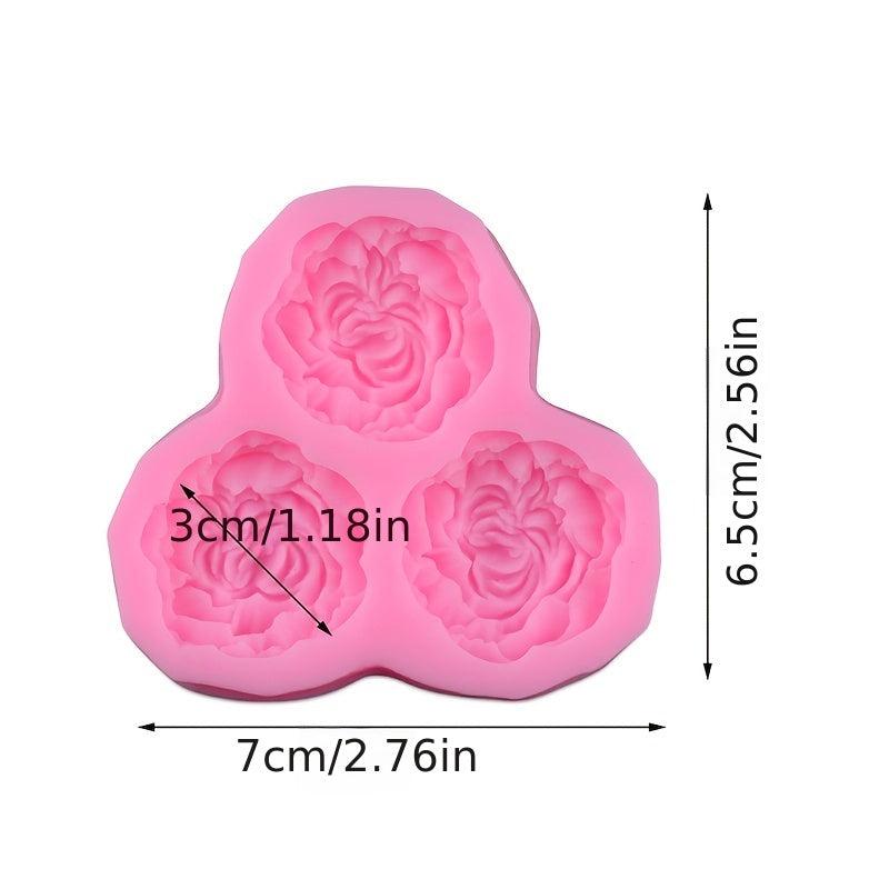3D Flower Silicone Mold for DIY Jewelry Mirror Fondant Cake Chocolate
