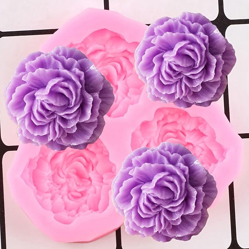 3D Flower Silicone Mold for DIY Jewelry Mirror Fondant Cake Chocolate