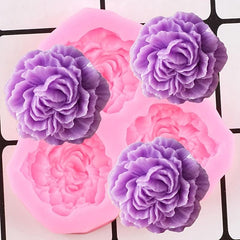 3D Flower Silicone Mold for DIY Jewelry Mirror Fondant Cake Chocolate
