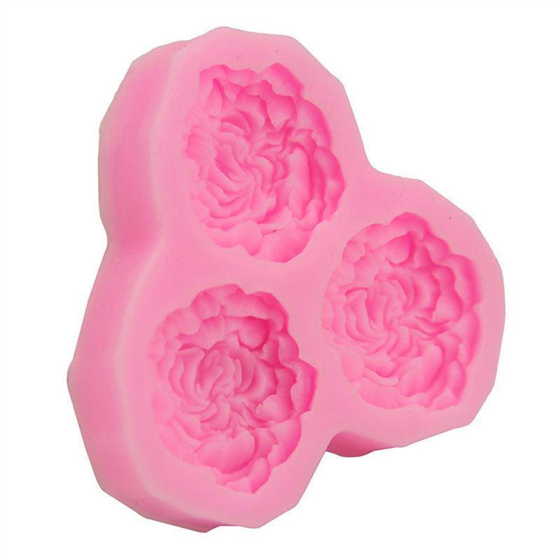 3D Flower Silicone Mold for DIY Jewelry Mirror Fondant Cake Chocolate
